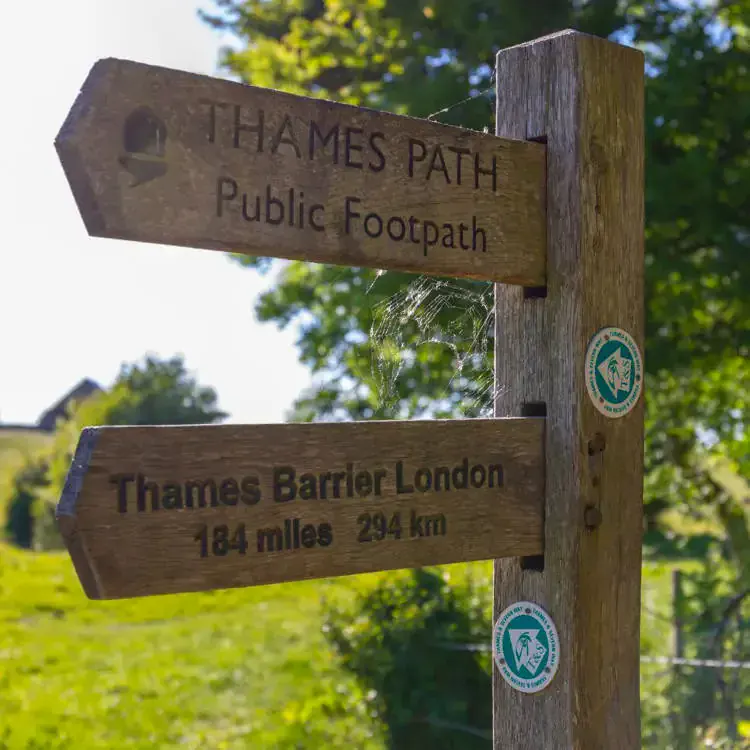 The source of the Thames Path